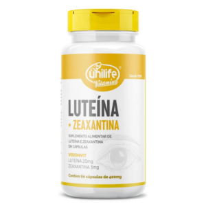 Luteína e Zeaxantina Unilife 60 cápsulas 400mg