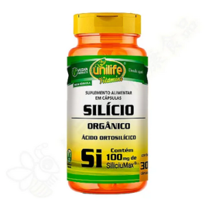 Silício Orgânico SiliciuMax® 100mg c_30 cápsulas Unilife